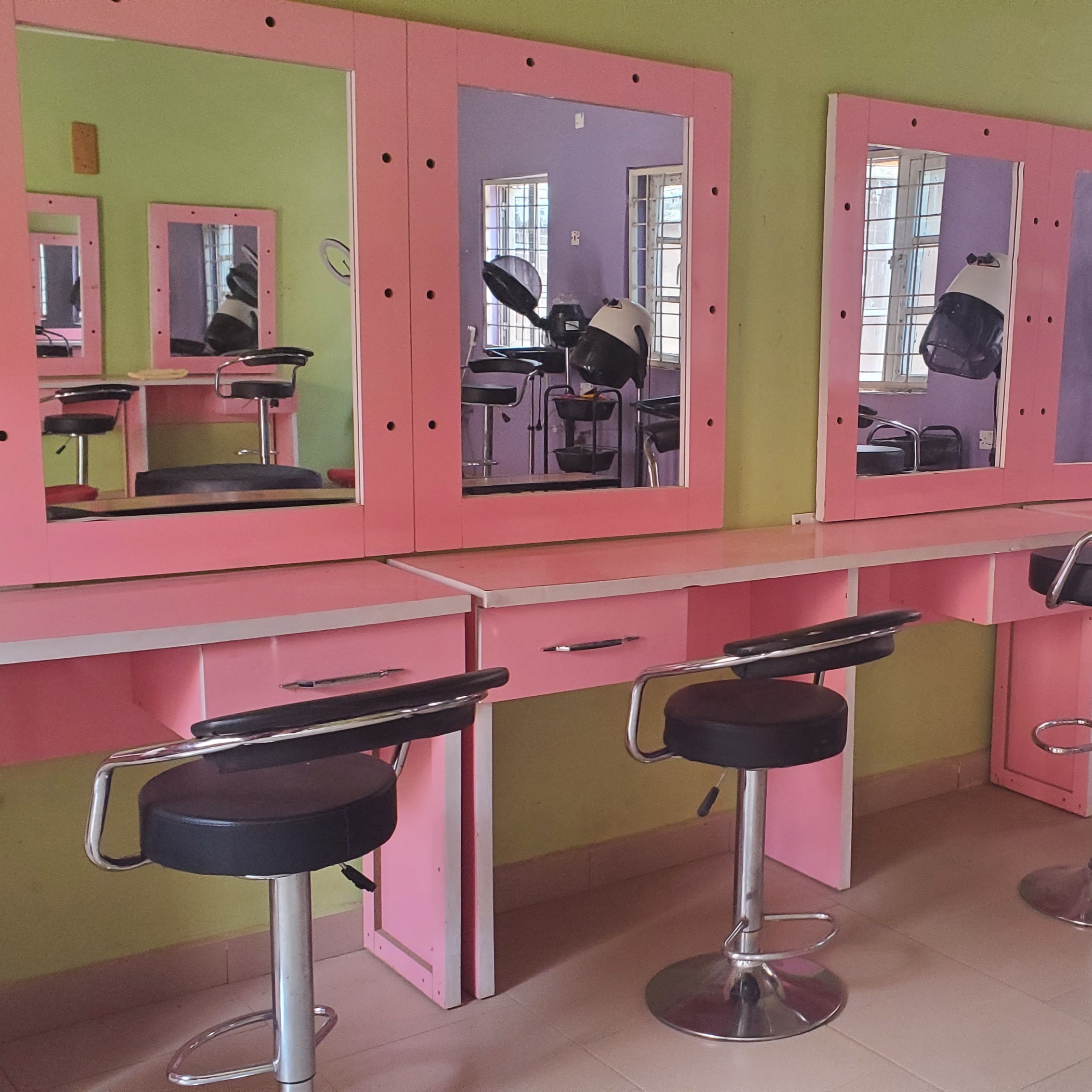 Instructor helping student